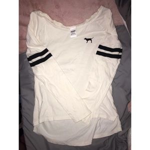 VS PINK LONG SLEEVE LOUNGE TEE!!!